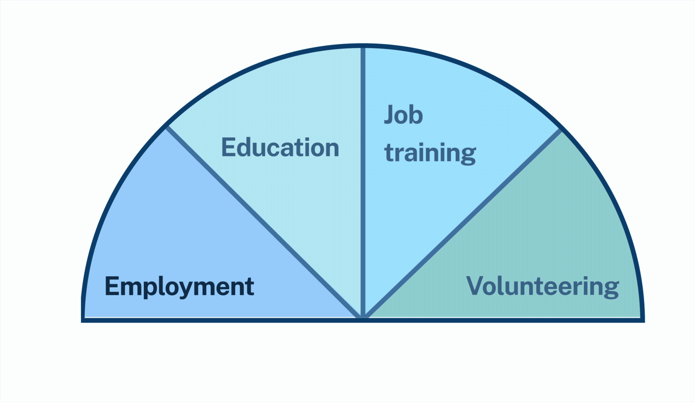 Chart showing the new activities required for Medicaid coverage